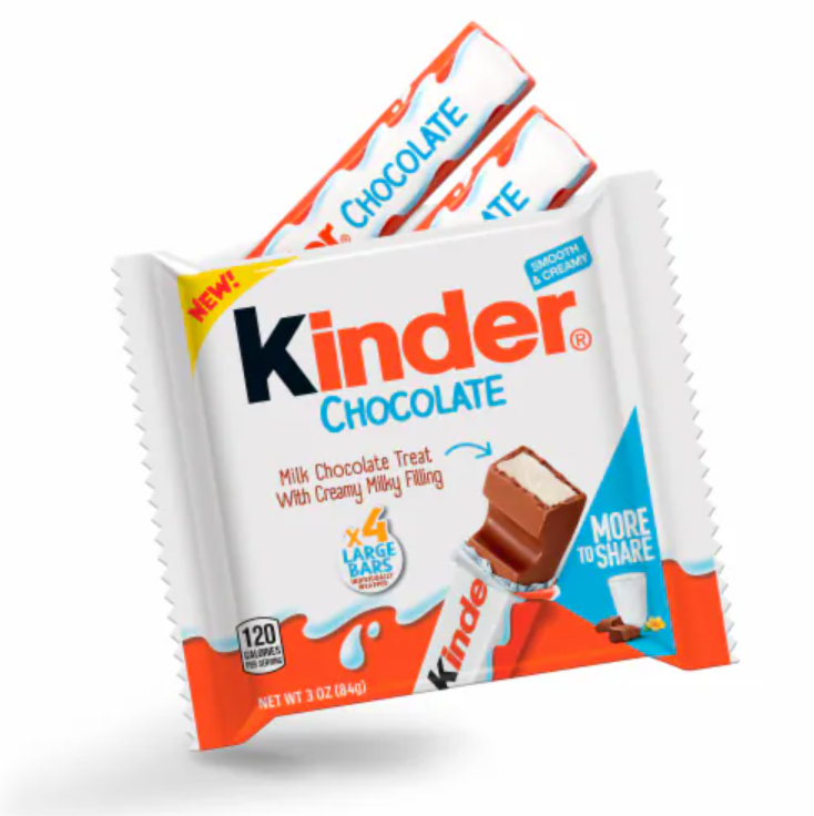 Kinder Chocolate Bar 1.8oz